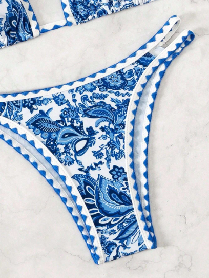 BIKINI RIVERA ESTAMPADO PLANTAS