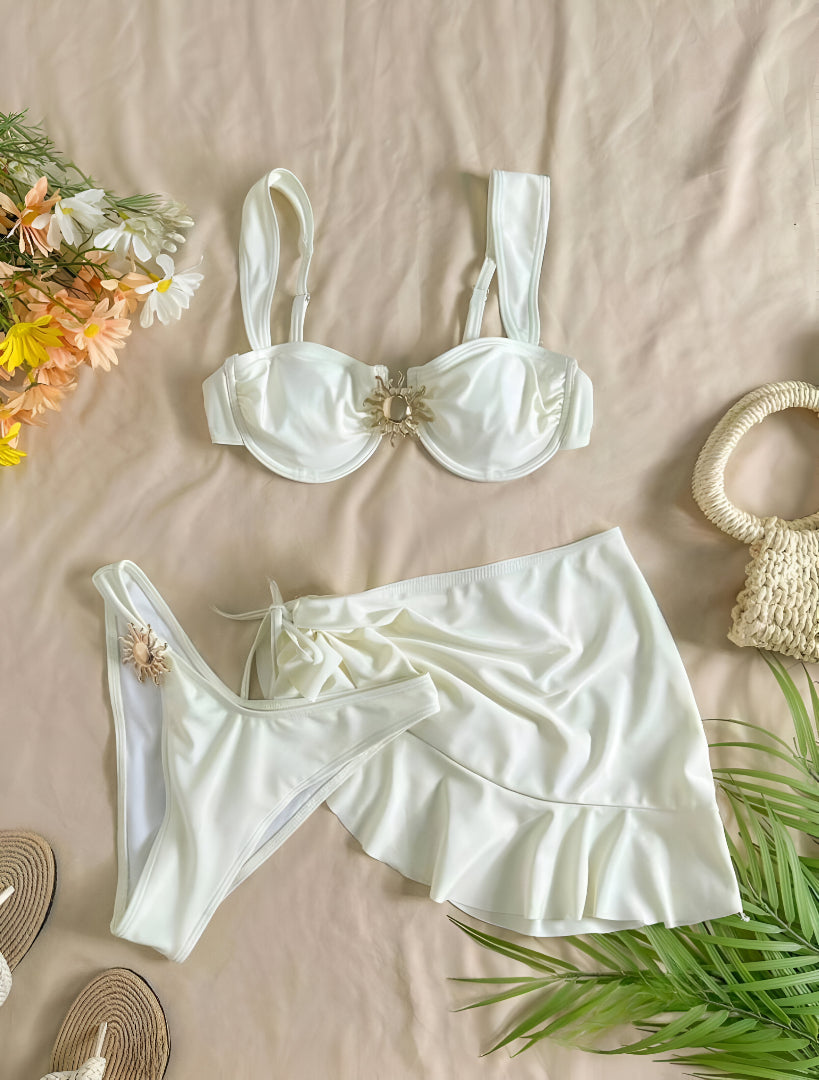 SET AURORA BIKINI + POLLERITA