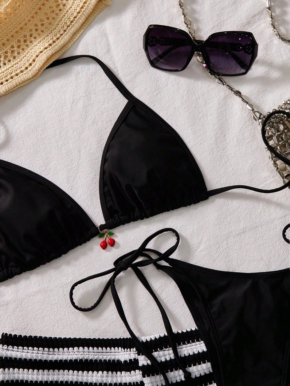 SET CHERRY BIKINI + SHORT