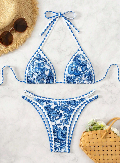 BIKINI RIVERA ESTAMPADO PLANTAS