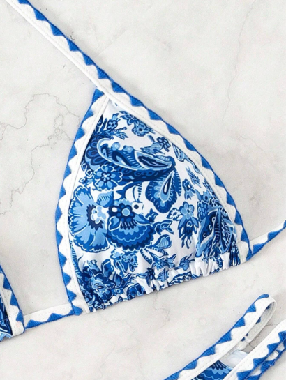 BIKINI RIVERA ESTAMPADO PLANTAS