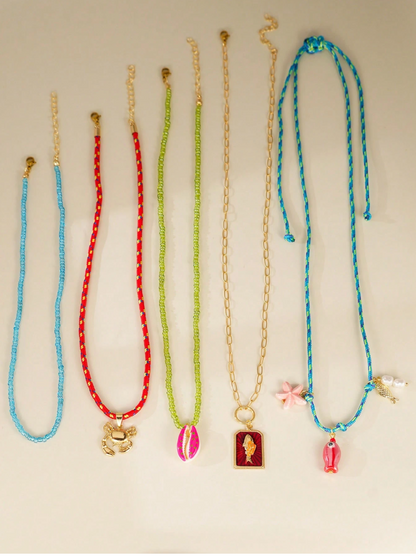 COLLAR PLAYERO 5 PIEZAS MULTICOLOR