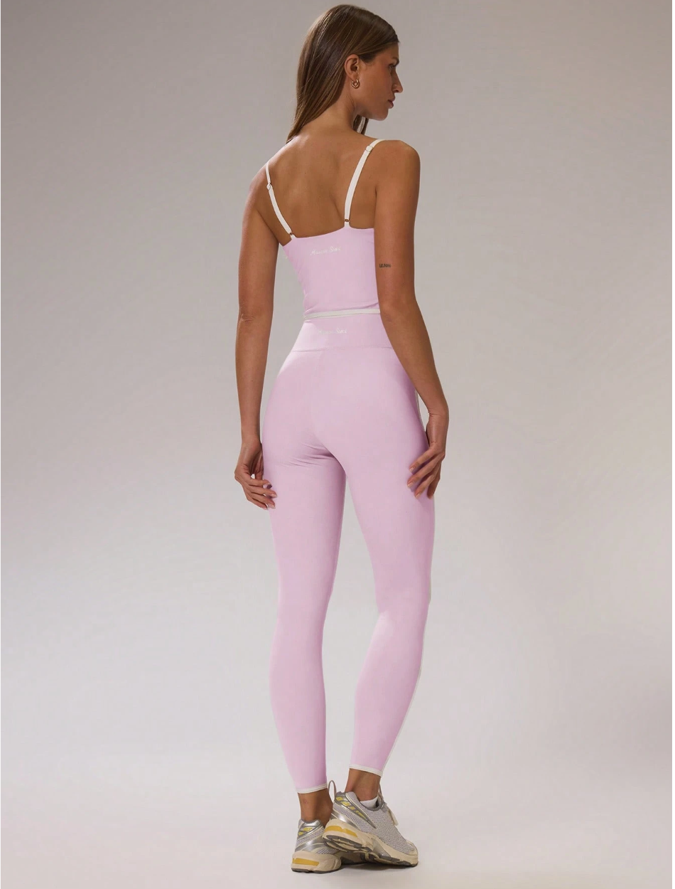 SET MUSERA ROSA TOP + LEGGING CINTURA EN V