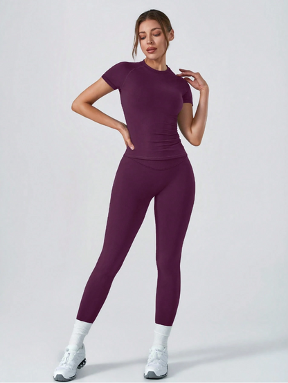 SET REMERA MOLDEADORA + LEGGINGS PUSH UP