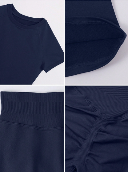 SET REMERA MOLDEADORA + LEGGINGS PUSH UP