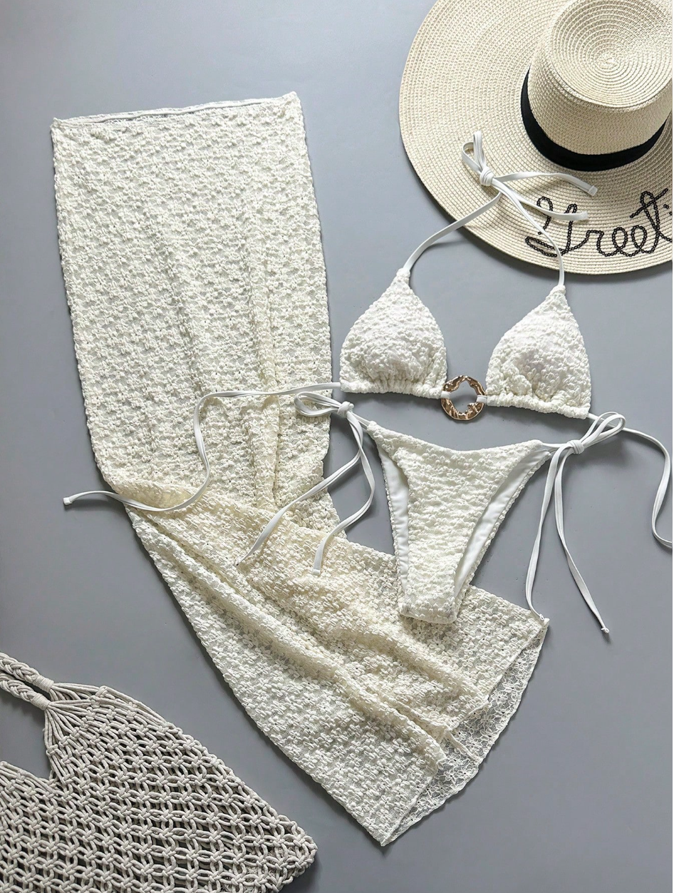 SET AMELIE BIKINI + POLLERA