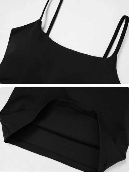 SET TOP DE TIRANTES + PANTALON FLARE