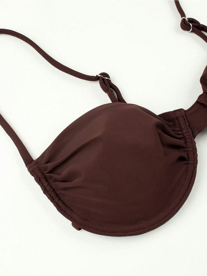 SET MOKA BIKINI + POLLERA
